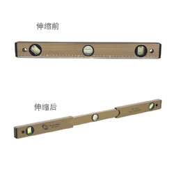 A calibrated and extendable DIY household level ruler in three lengths