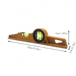 High-precision aluminum alloy die-cast ruler, with strong magnetism, bridge-type level gauge