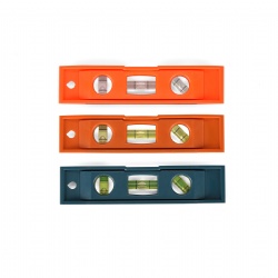 Portable level ruler, 6 inches, ABS material, small-sized level ruler, supports custom logo color